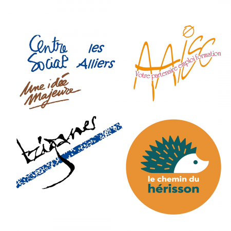 Logos rassemblés assos gens du voyage